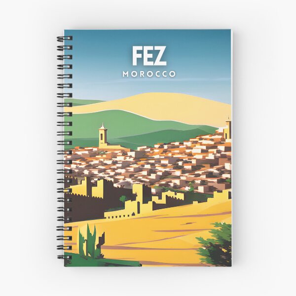 Item preview, Fez Morocco Retro Travel Poster designed and sold by ZionPosteria.
