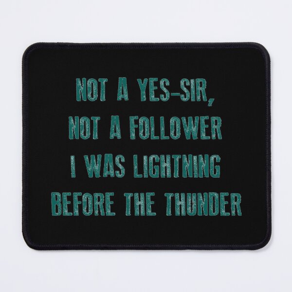 Item preview, I Was Lightning Before The Thunder designed and sold by Fanverse Merchandise.