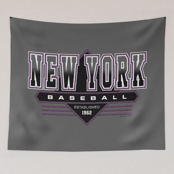 Aperçu de l'œuvre New York, Queens Baseball Retro, vintage Mets inspiré des années 90 créée et vendue par Ashes of Sound.