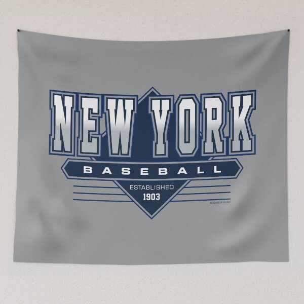 Aperçu de l'œuvre New York, Bronx Baseball Rétro, Vintage Yankees Inspiré des années 90 créée et vendue par Ashes of Sound.