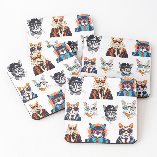 Item preview, Cool Cat Chronicles Pattern 1 designed and sold by Tom-Johnson.