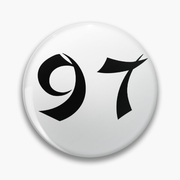 Item preview, 97, ninety-seven, black, shangai designed and sold by Numbers-Art.