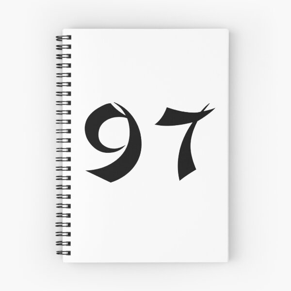 Item preview, 97, ninety-seven, black, shangai designed and sold by Numbers-Art.