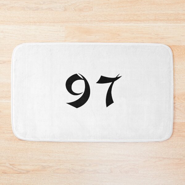 Item preview, 97, ninety-seven, black, shangai designed and sold by Numbers-Art.