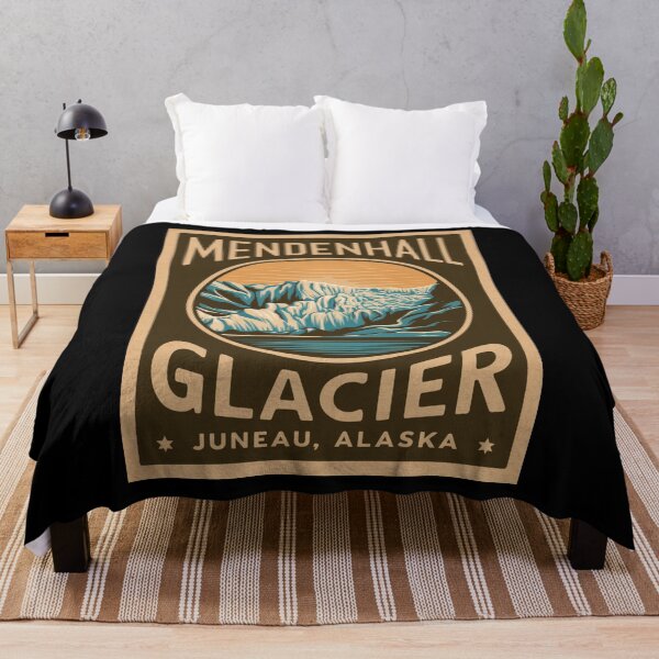 Item preview, Mendenhall Glacier Juneau Alaska Vintage Poster Design designed and sold by Peter Stawicki.