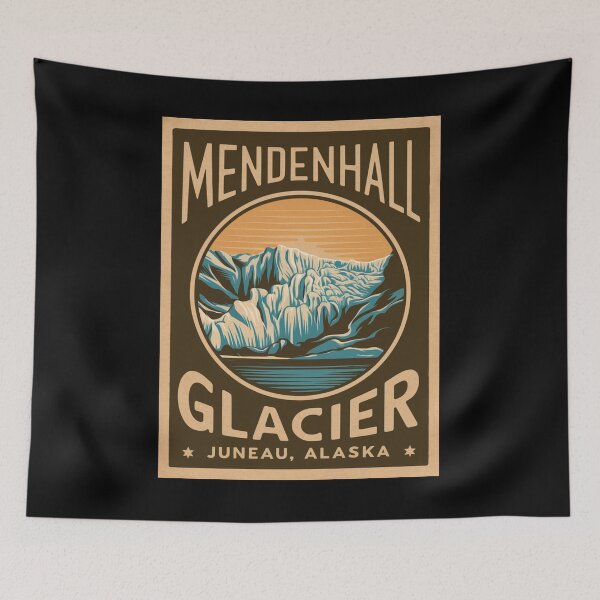 Item preview, Mendenhall Glacier Juneau Alaska Vintage Poster Design designed and sold by Peter Stawicki.