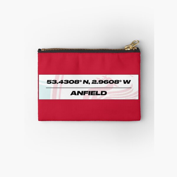 Artikelvorschau, Liverpool FC: Anfield-Koordinaten entworfen und verkauft von BeetleDesigns.