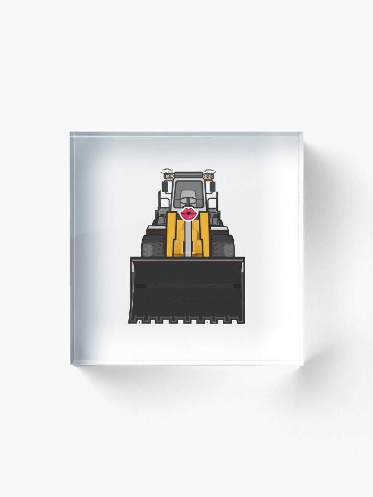 Thumbnail 1 of 5, Acrylic Block, Front loader design designed and sold by RafalMarkowski.