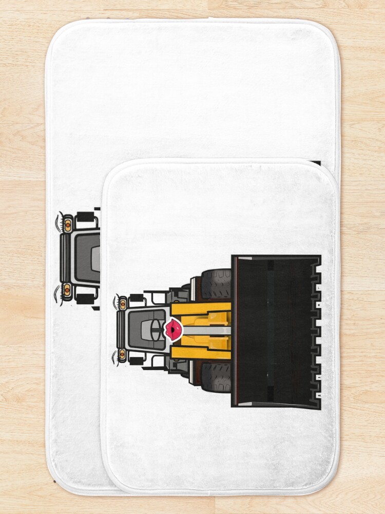 Thumbnail 5 of 6, Bath Mat, Front loader design designed and sold by RafalMarkowski.