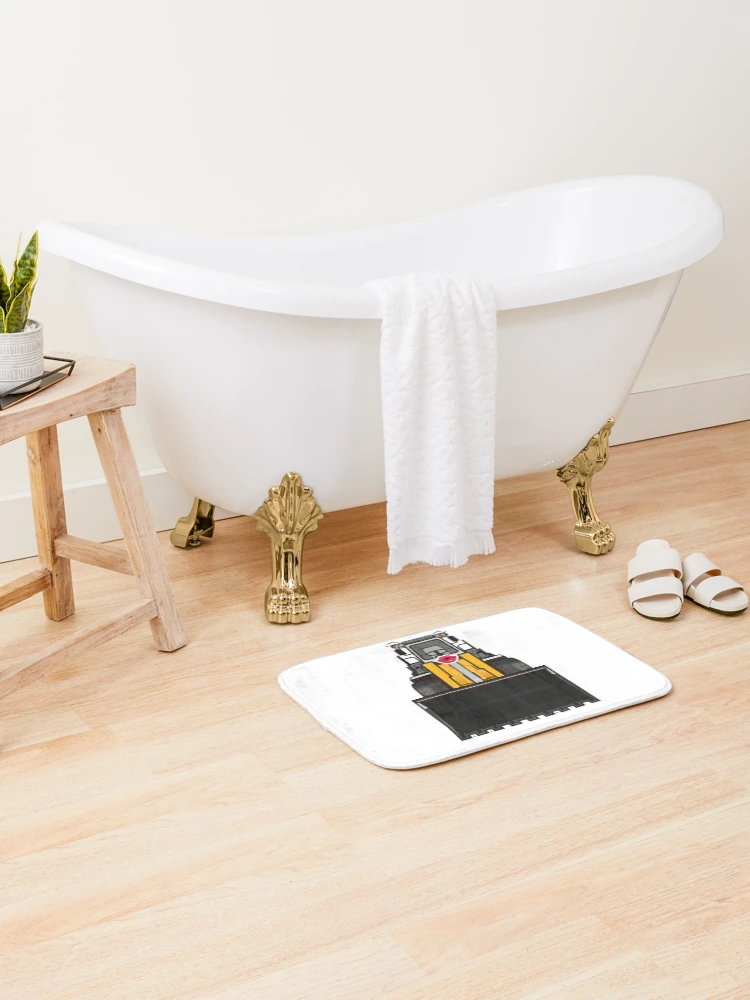 Thumbnail 2 of 6, Bath Mat, Front loader design designed and sold by RafalMarkowski.