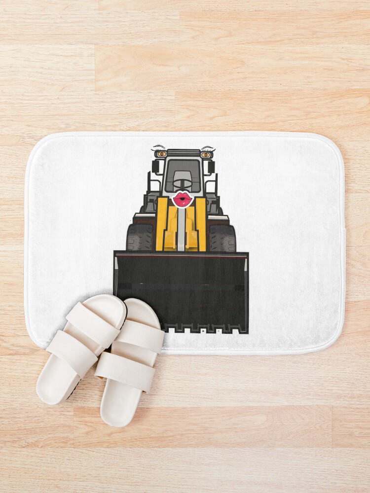 Thumbnail 1 of 6, Bath Mat, Front loader design designed and sold by RafalMarkowski.