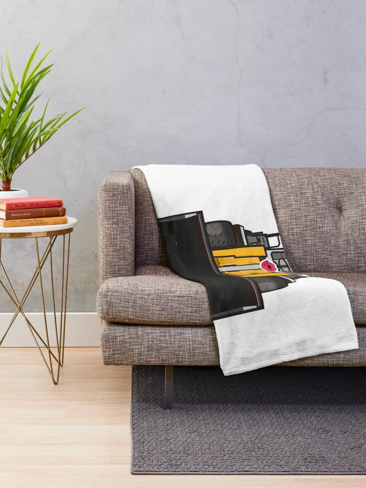 Thumbnail 2 of 6, Throw Blanket, Front loader design designed and sold by RafalMarkowski.