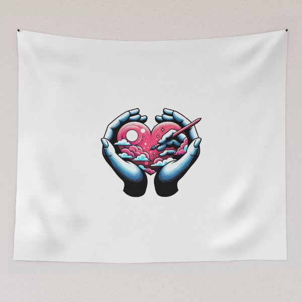 Item preview, The heart is carried on hands designed and sold by ModederZukunft.