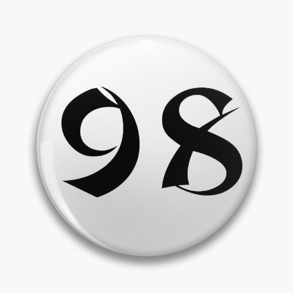 Item preview, 98, ninety-eight, black, shangai designed and sold by Numbers-Art.