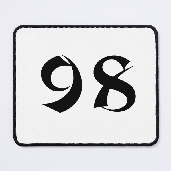 Item preview, 98, ninety-eight, black, shangai designed and sold by Numbers-Art.