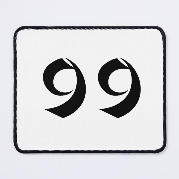 Item preview, 99, ninety-nine, black, shangai designed and sold by Numbers-Art.
