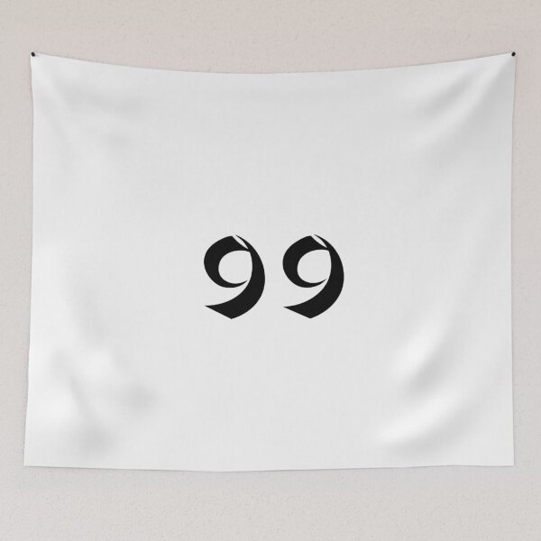 Item preview, 99, ninety-nine, black, shangai designed and sold by Numbers-Art.