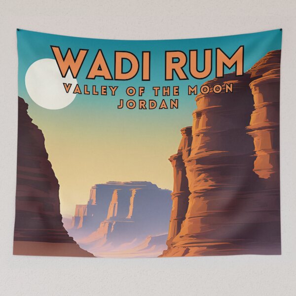 Item preview, Wadi Rum Jordan Art designed and sold by ZionPosteria.