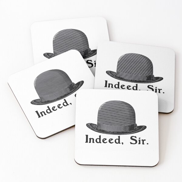 Item preview, Jeeves and Wooster Bowler Hat: "Indeed, Sir" from PG Wodehouse's Iconic Character designed and sold by wodehousefan.