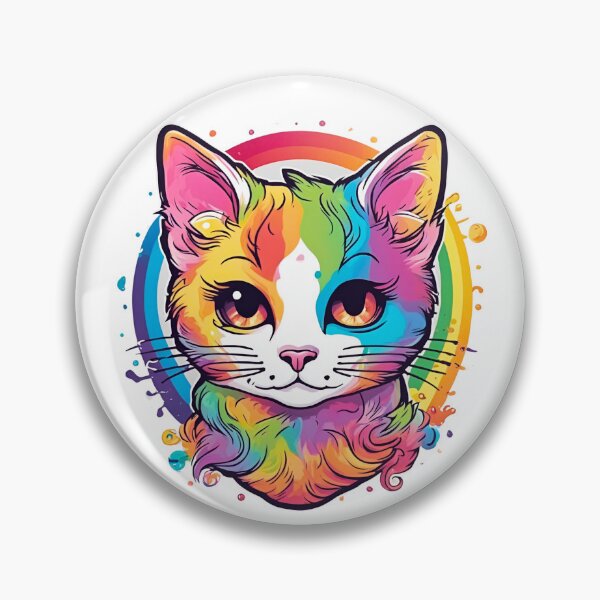 Item preview, Rainbow Cat D10 designed and sold by PerfectDay2Play.