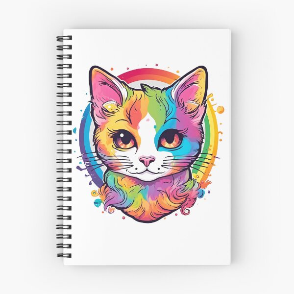 Item preview, Rainbow Cat D10 designed and sold by PerfectDay2Play.