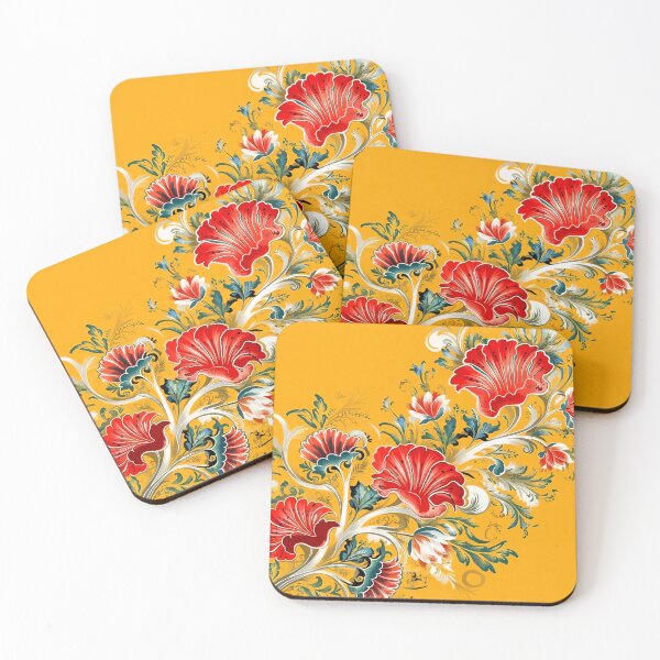 Item preview, Norwegian Telemark Rosemaling,traditional folk art elements. designed and sold by Madebysomeny.