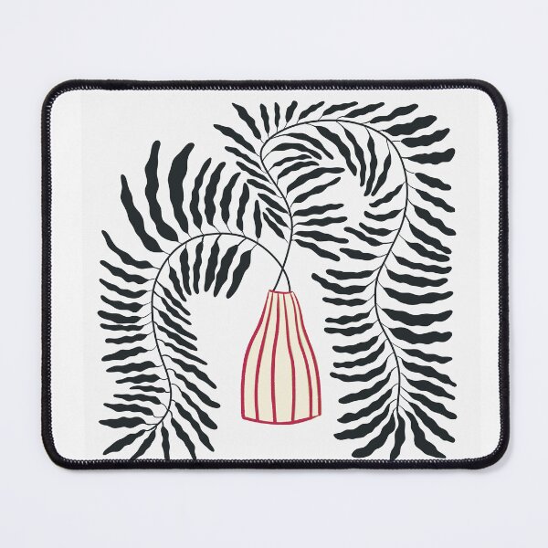 Item preview, Planta en un jarrón de rayas rojas designed and sold by Greyat.