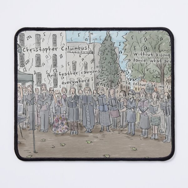 Item preview, Highgate Musical Theatre Choir at Pond Square , Highgate , London - Drawing and Digital Paint designed and sold by Luke Bailey.