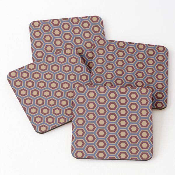 Item preview, Geometric Royal Circle Colorful Honeycomb Hexagons designed and sold by Triplicate Limited.