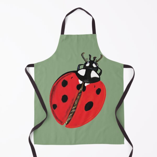 Item preview, Red LadyBug With Black Spots designed and sold by Julia Doria.