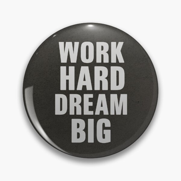 Item preview, WORK HARD DREAM BIG designed and sold by Szafranscy Art Studio.