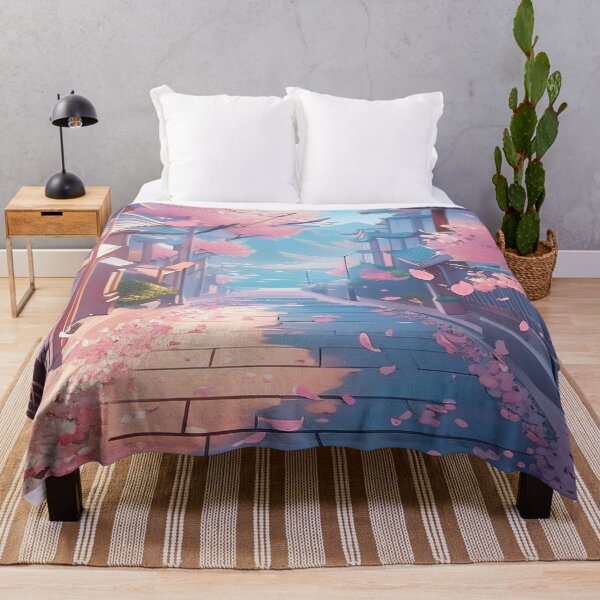 Item preview, Cherry blossom street aesthetic in Japan designed and sold by aniscapes.