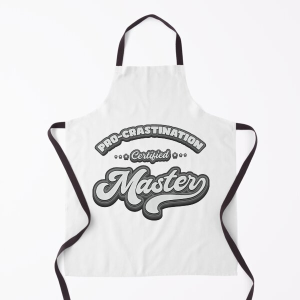 Item preview, Procrastination Master - Funny designed and sold by Whimsical Thinker.