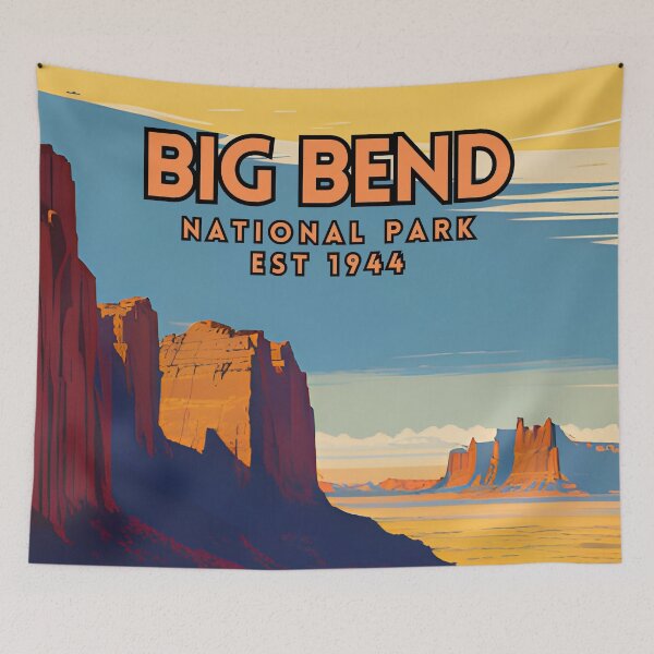 Item preview, Big Bend National Park designed and sold by ZionPosteria.