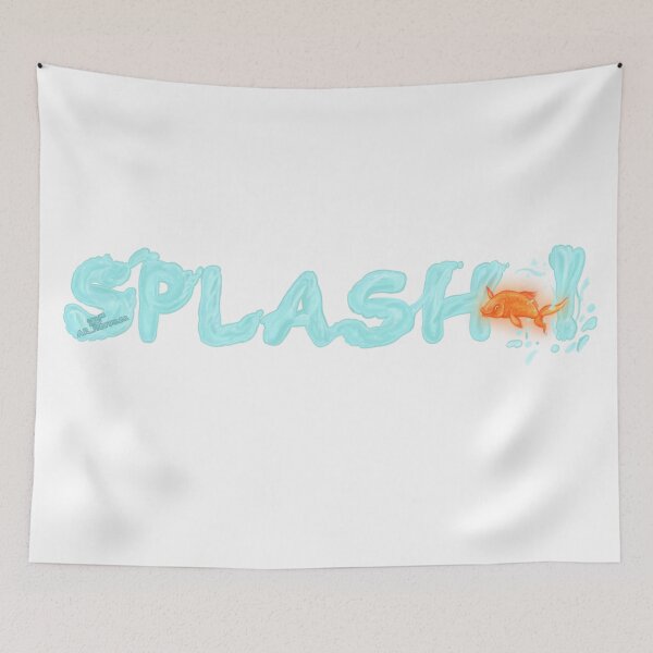Item preview, Summer Goldfish Jump Painting designed and sold by AK-Hevonen.