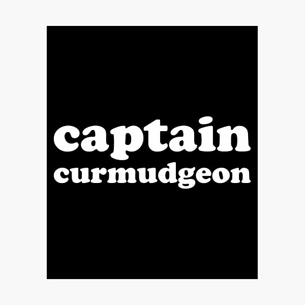 Item preview, Captain Curmudgeon designed and sold by crenaviolena.