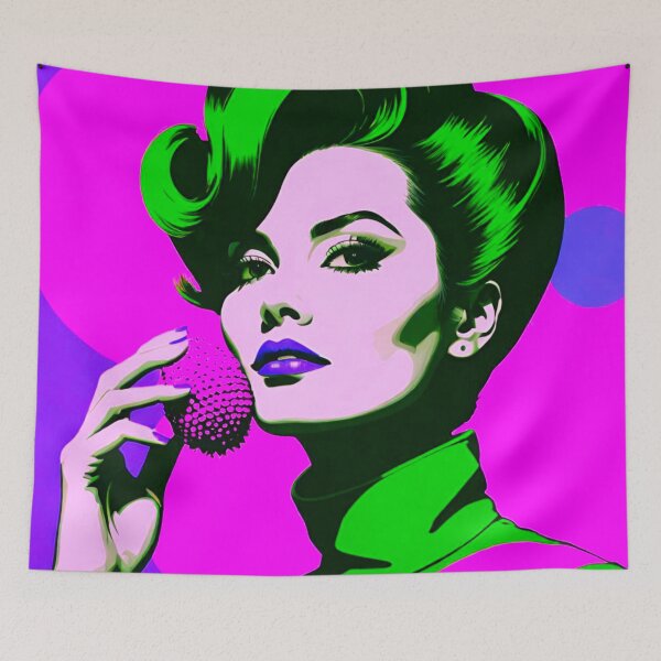 Item preview, Radiant Elegance: Colorful Beauty Woman designed and sold by GrizzlyCollective.