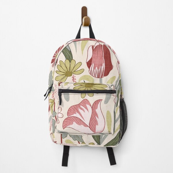 Item preview, Garden Dreams- Tulips Daisy Foamflower Botanical- Linen designed and sold by winkeltriple.