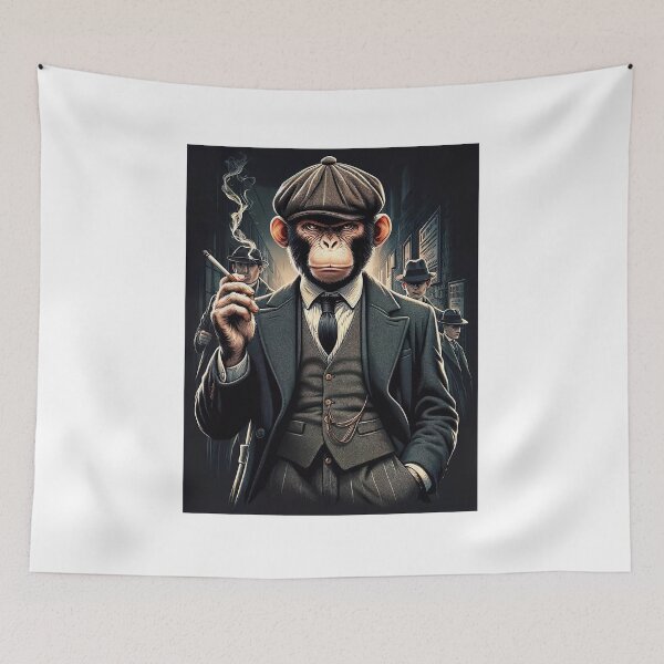 Item preview, Irish Gentleman Gorilla with suit and Irish Flat cap designed and sold by NoCompetition.