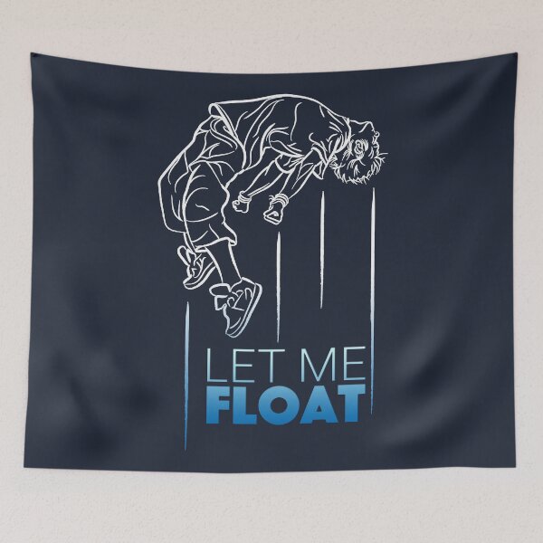 Item preview, Let Me Float. Dance design on Dark Blue for The Great Dancer Quotes designed and sold by etoide.