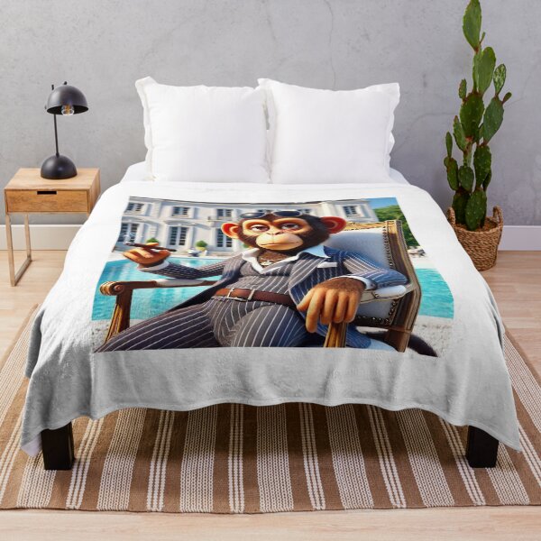Item preview, Luxury lifestyle Monkey Gorilla with suit "Scarface" designed and sold by NoCompetition.