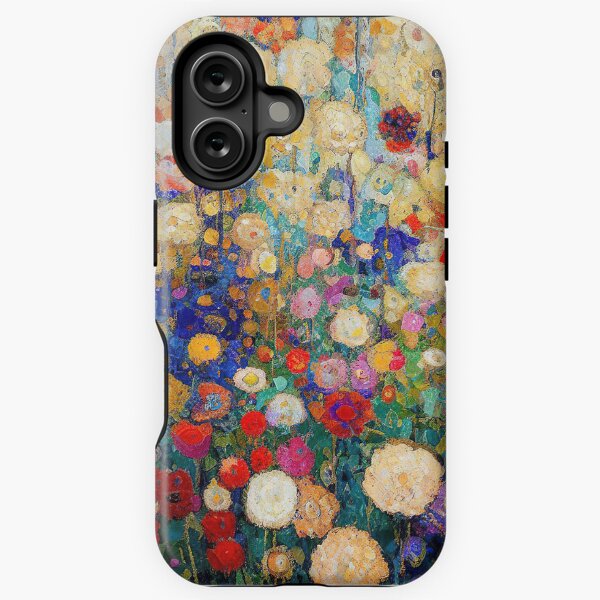 Aperçu de l'œuvre Jardin de fleurs Gustav Klimt créée et vendue par maniacfitness.