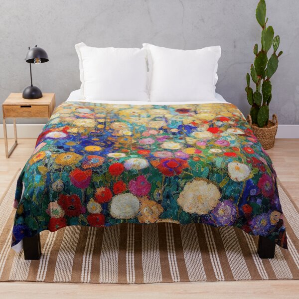 Item preview, Gustav Klimt Flower Garden designed and sold by maniacfitness.
