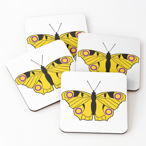 Item preview, Intersex Pride butterflies designed and sold by AnneOther.