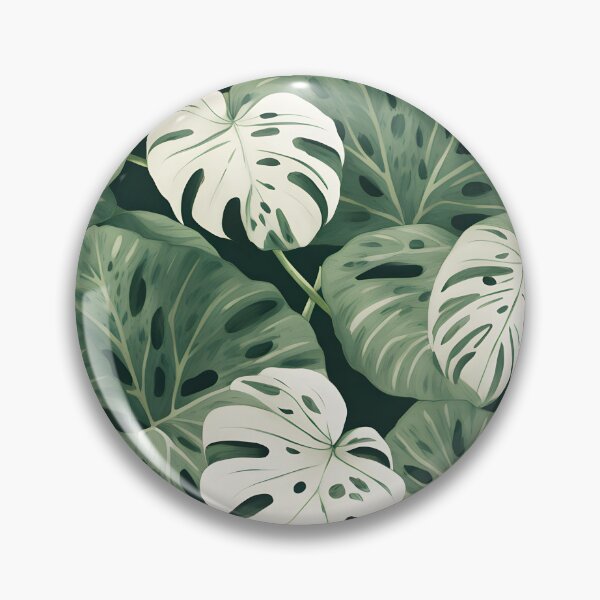 Item preview, Monstera Albo Pattern designed and sold by patterncrow.