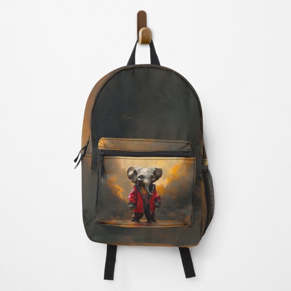 Item preview, Young hip hop style elephant on apocalypse background designed and sold by Plagesseart.
