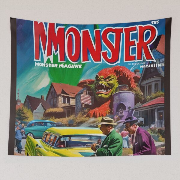 Item preview, Monster Movie Magazine  designed and sold by MatrixTattoo.