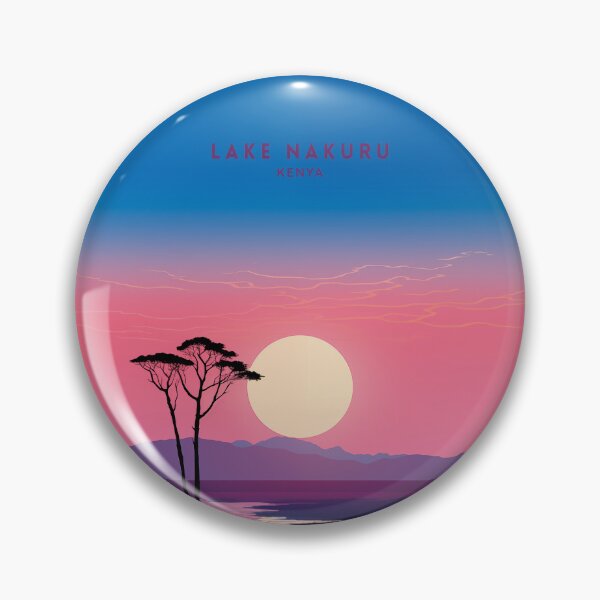 Item preview, Lake Nakuru Kenya Flamingo Haven designed and sold by NeuralVibe.
