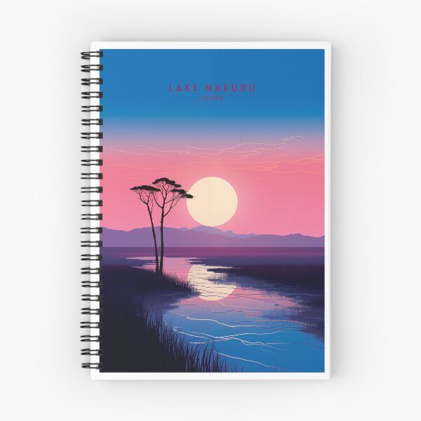 Item preview, Lake Nakuru Kenya Flamingo Haven designed and sold by NeuralVibe.