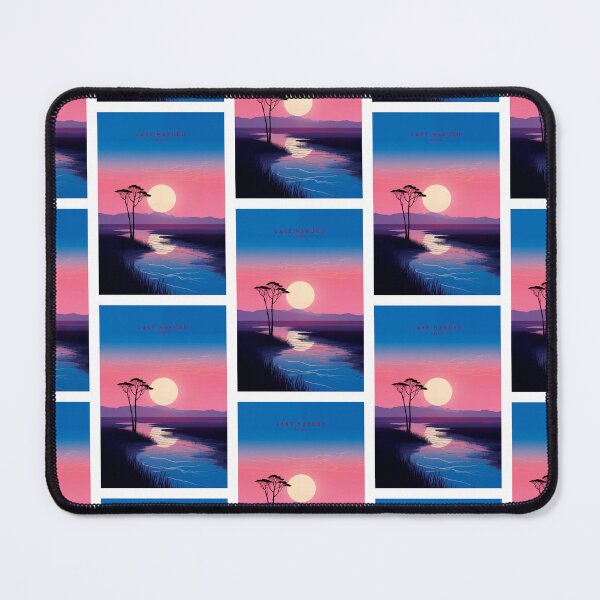 Item preview, Lake Nakuru Kenya Flamingo Haven designed and sold by NeuralVibe.